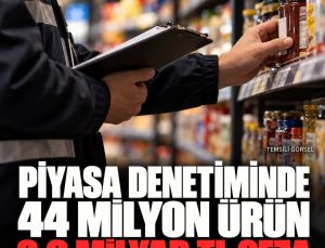 Piyasa denetimlerinde dokuz aylık bilanço: 44 milyon ürün kontrol edildi
