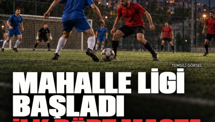 Alanya Mahalle Ligi başladı: İlk dört maçta 15 gol