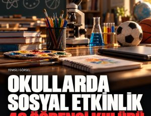 Okullarda sosyal etkinliklere yeni çerçeve: Beş tema, 48 öğrenci kulübü