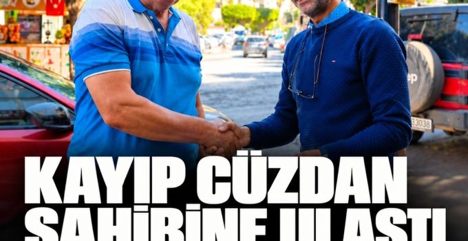 Alanya’da kayıp cüzdanı iki müze bileti çözdü: Esnaf turist çiftin parasını teslim etti