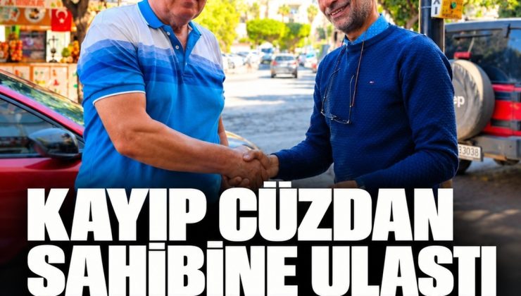 Alanya’da kayıp cüzdanı iki müze bileti çözdü: Esnaf turist çiftin parasını teslim etti