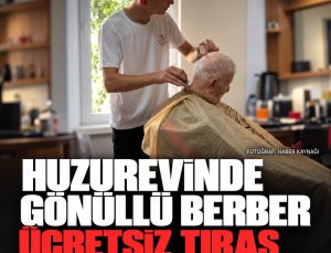 Alanyalı berberden huzurevine gönüllü destek: Saç ve sakal tıraşlarını ücretsiz yapıyor
