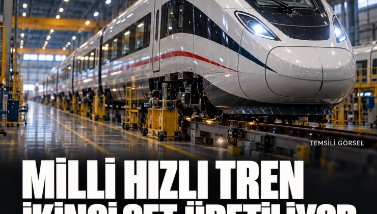 Milli Hızlı Tren’de ikinci set üretiliyor: İki yılda 14 set hedefi