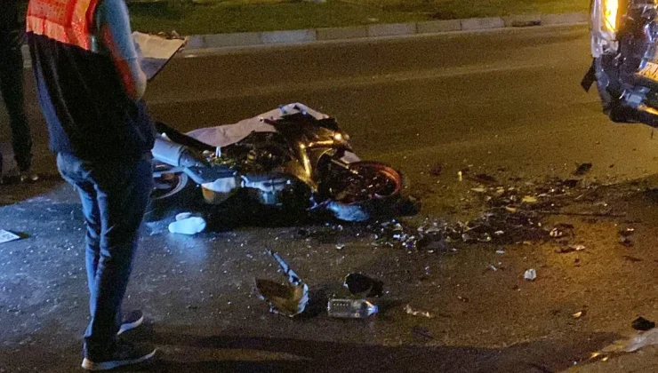 Trafik Kazası: Motosiklet Sürücüsü Hayatını Kaybetti