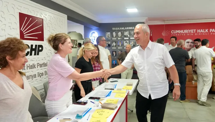 CHP Alanya’da Kongre Süreci Başladı: Delege Seçiminde Tek Liste, Yoğun Katılım