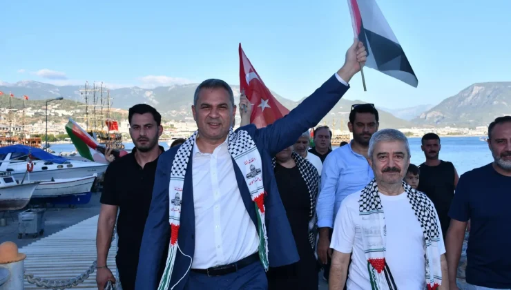 Alanya’da “Gazze Kararlılık Yürüyüşü” Düzenlendi