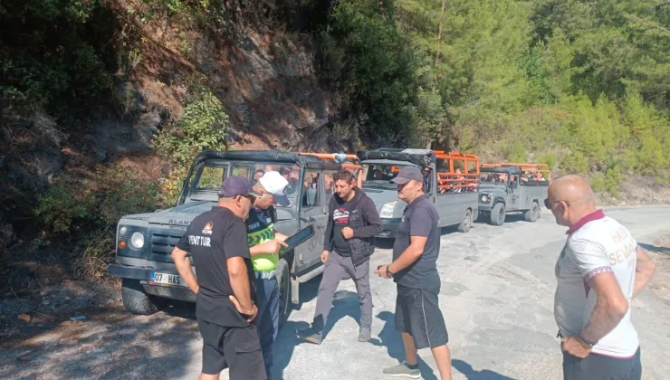 Alanya’da Safari Araçlarına Jandarma Denetimi: 17 Bin TL Ceza Kesildi