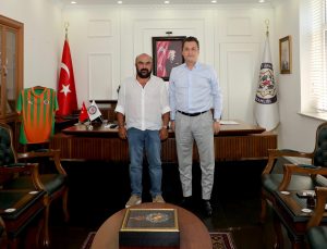 Alanya Rahvan Atlı Spor Kulübü Başkanı Ömer Kozan’dan Kaymakam Öztürk’e Ziyaret