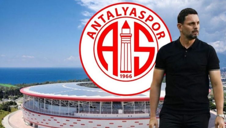 Antalyaspor’un yeni teknik direktörü belli oldu