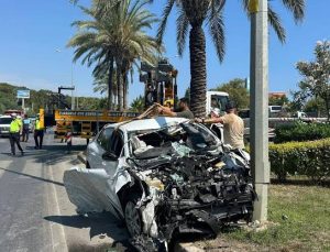 Antalya Alanya Yolunda Kaza