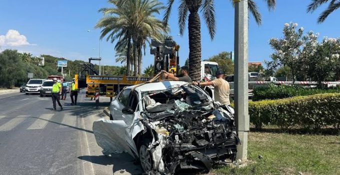 Antalya Alanya Yolunda Kaza
