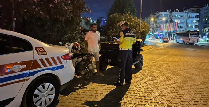 Alanya’da 950 Motosiklet Denetlendi