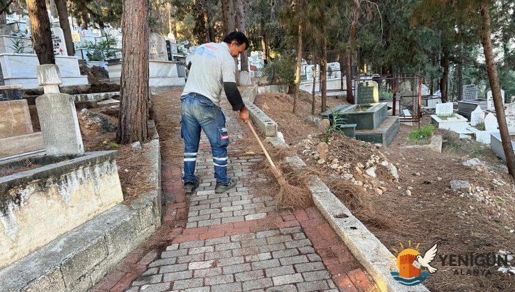 Kale Yamacı Mezarlığı’nda Temizlik ve Bakım Çalışmaları Tamamlandı