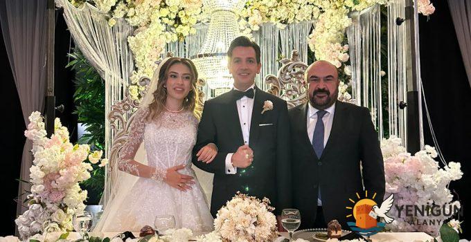 Alanya’nın Eski Başsavcısının Kızı Beyza Yeldan ile Kaymakam Sedat Akpınar Görkemli Törenle Evlendi