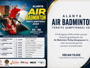 Air Badminton Türkiye Şampiyonası Alanya’da Başladı