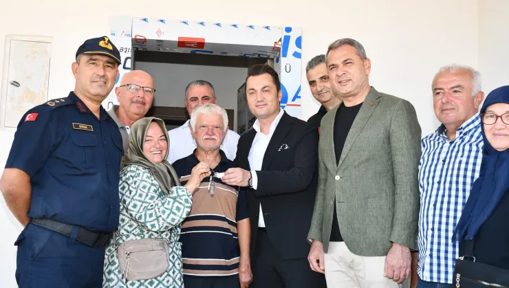 Alanya’da Yangınzedeler Yeni Evlerine Kavuştu