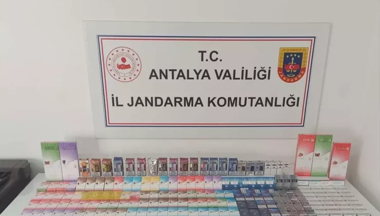 Alanya’da Kaçak Ürün Operasyonu