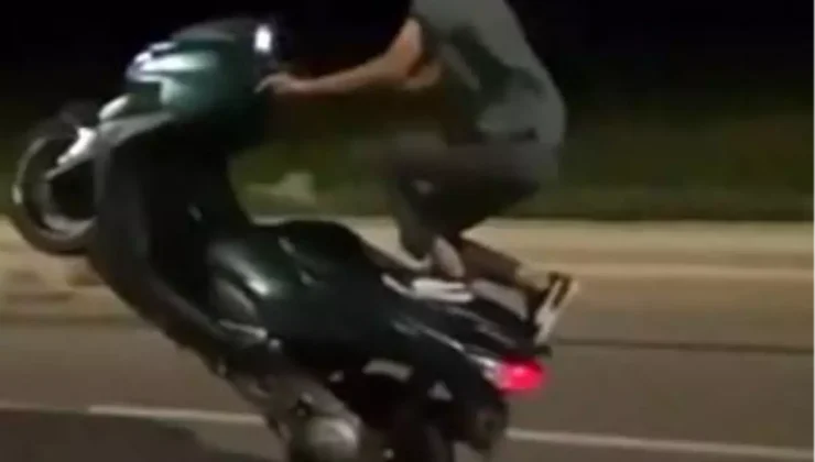 Alanya’da tehlikeli motosiklet sürücüsüne 59 bin TL ceza