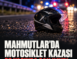 Mahmutlar’da motosiklet kazası: 20 yaşındaki Tayfun Arlı hayatını kaybetti