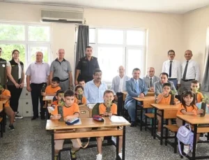 Başsavcı Tanju Çatlı, Yeni Eğitim-Öğretim Yılında Öğrencilerin Yanında