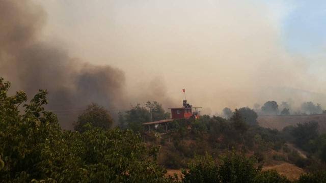 Antalya Gündoğmuş’ta Orman Yangını Kontrol Altına Alındı