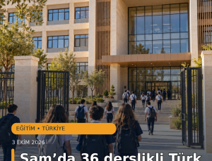 Şam’da 36 derslikli Türk okulu yarın açılıyor: 1.000 öğrenci kapasitesi