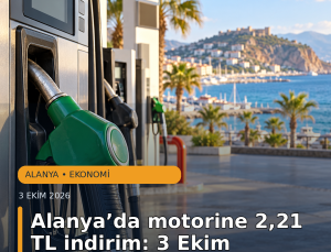 Alanya’da motorine 2,21 TL indirim: 3 Ekim akaryakıt fiyatları