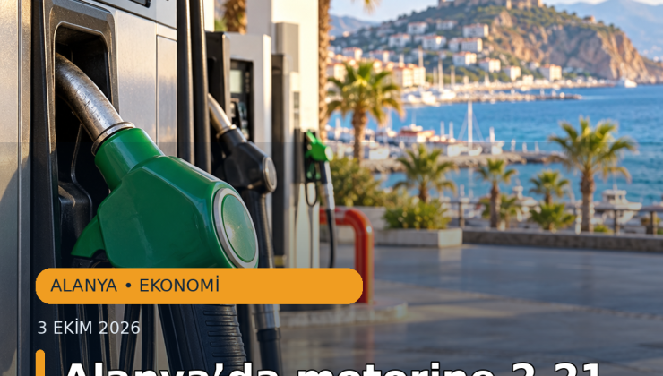 Alanya’da motorine 2,21 TL indirim: 3 Ekim akaryakıt fiyatları