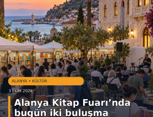 Alanya Kitap Fuarı’nda bugün iki buluşma: Engin Alan ve Ramazan Kurtoğlu programda