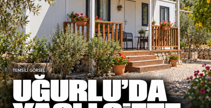 Uğurlu’da yaşlı çifte yeni yuva: Konteyner ev teslim edildi