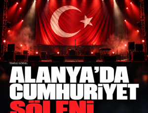 Alanya’da Cumhuriyet Şöleni 28 Ekim’de: Mustafa Yıldızdoğan sahne alacak