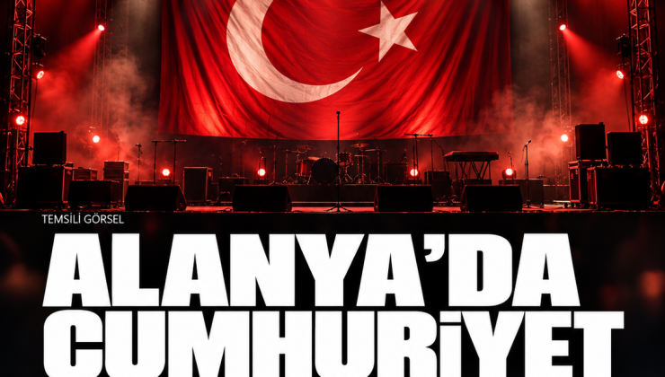 Alanya’da Cumhuriyet Şöleni 28 Ekim’de: Mustafa Yıldızdoğan sahne alacak