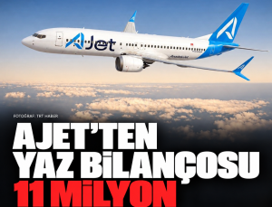 AJet’ten yaz dönemi bilançosu: Dört ayda yaklaşık 11 milyon yolcu