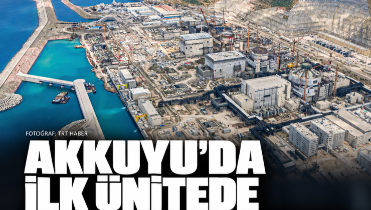 Akkuyu’nun ilk ünitesinde hidrolik testler tamamlandı