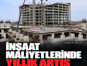 İnşaat maliyetleri ağustosta yükseldi: Yıllık artış yüzde 29,59