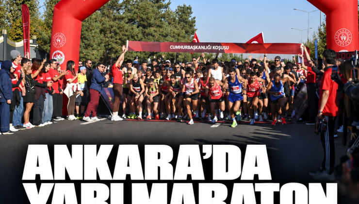 Ankara’da yarı maraton heyecanı: Üç mesafede birinciler belli oldu